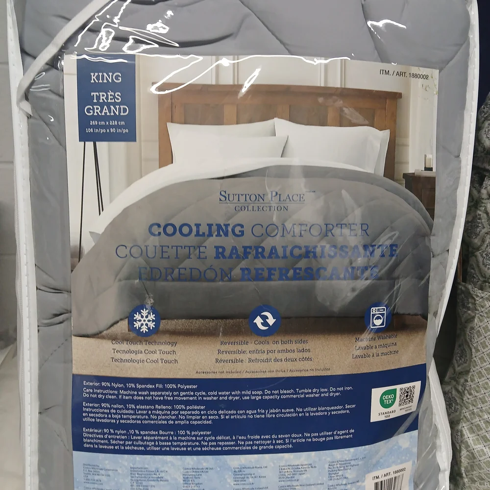 Cooling Comforter - Gray